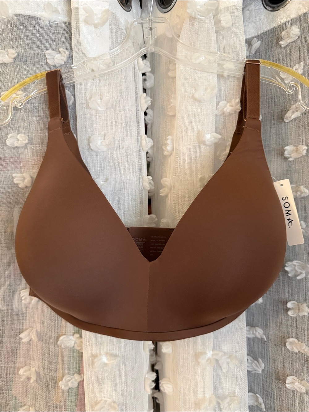 Soma Smooth Wireless Bra — Chocolate Brown